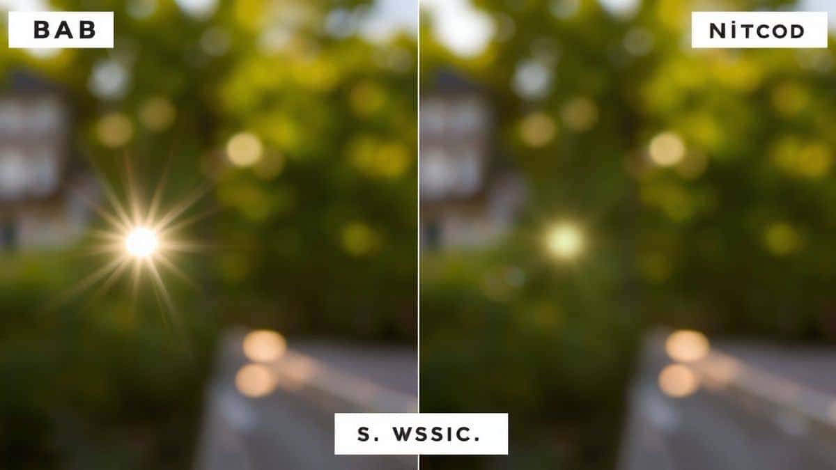 side by side comparison showing bad photo with glare and blur vs good photo with even lighting and sharp focus for image translation