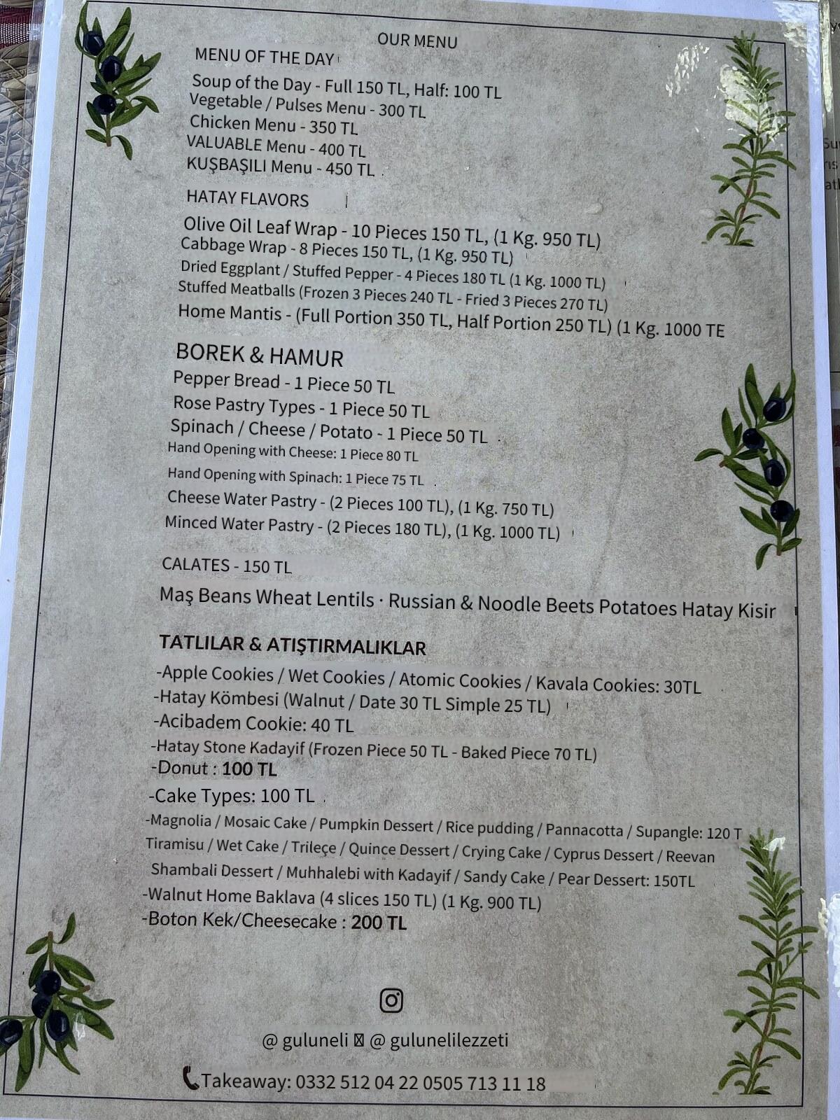 Menu Translation — After